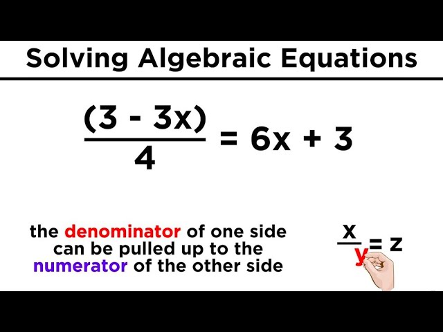Algebraic Equations With Variables on Both Sides