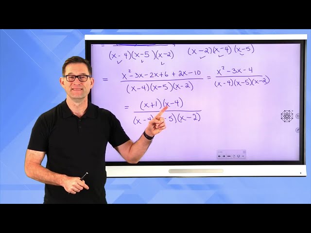 N-Gen Math Algebra II.Unit 10.Lesson 10.Adding and Subtracting Rational Expressions