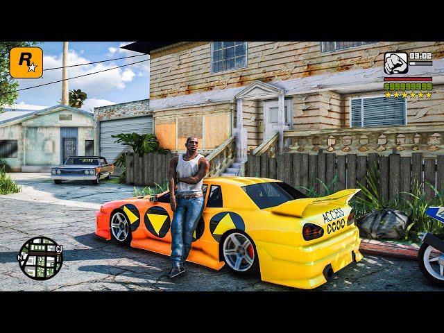 GTA San Andreas Remake™ - 2023 Amazing Gameplay Concept of GTA SA on Unreal Engine 5 / GTA 5 PC Mods