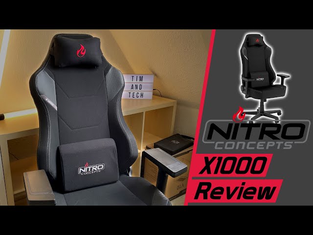 Richtig sitzen mit dem Nitro Concepts X1000 Gaming Stuhl? Test/Review