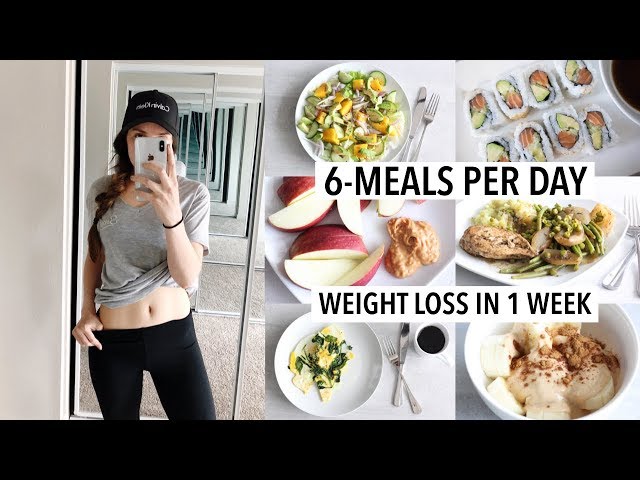 WHAT I EAT IN A WEEK TO LOSE WEIGHT (+ Results!) | 6 Meals-per-day, Meal prep ideas