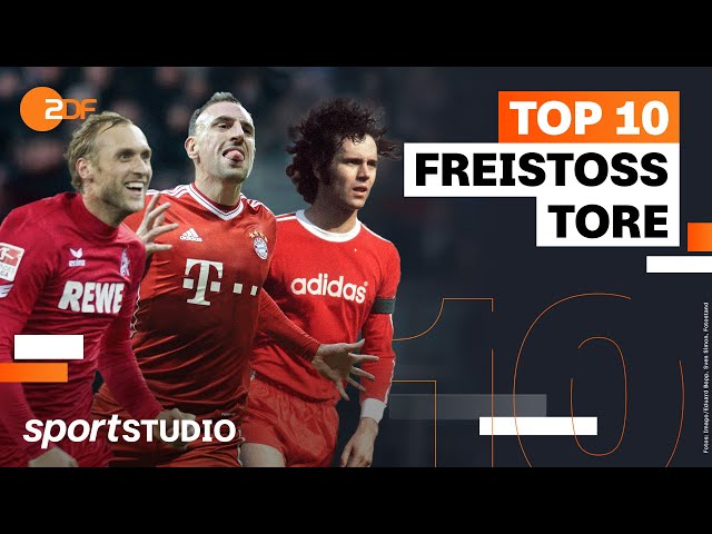 Top 10 Freistoß-Tore der Bundesliga-Geschichte | sportstudio
