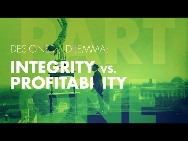 Graphic Design Career Tips: Integrity vs Profitability pt. 1/3