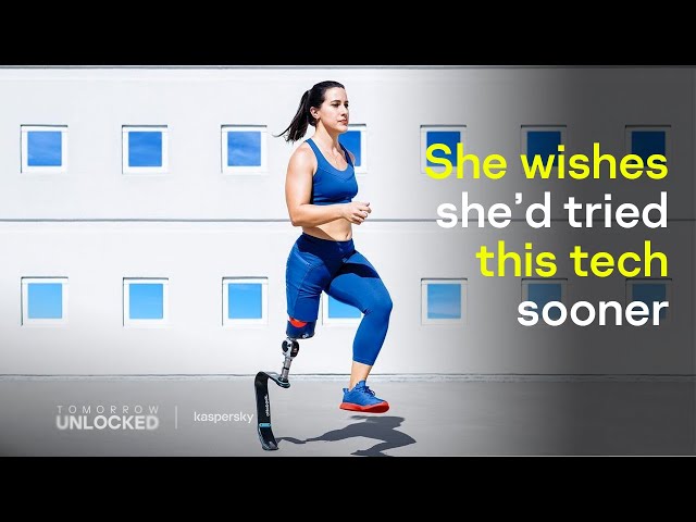 Paralympian suddenly learns something about her prosthetic limb