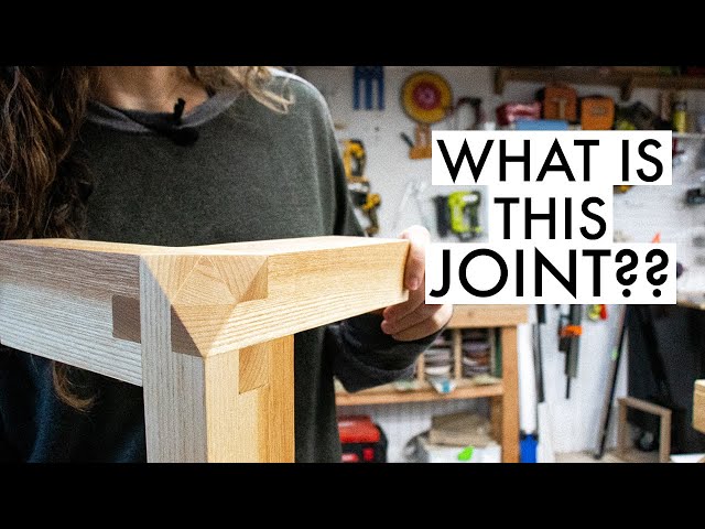 This joint looks complicated, but it's only TWO cuts!! What would you call it??