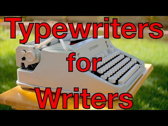 Typewriters for Writers