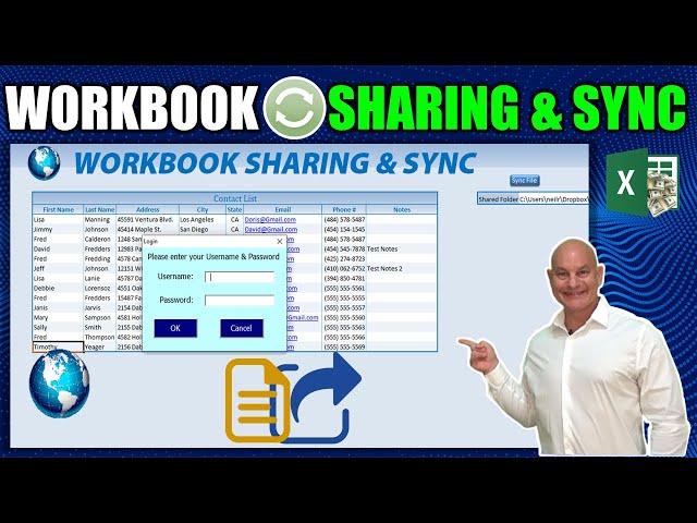 How To Share and Sync Your Macro-Enabled Excel Workbook, from Scratch, With Anyone In The World