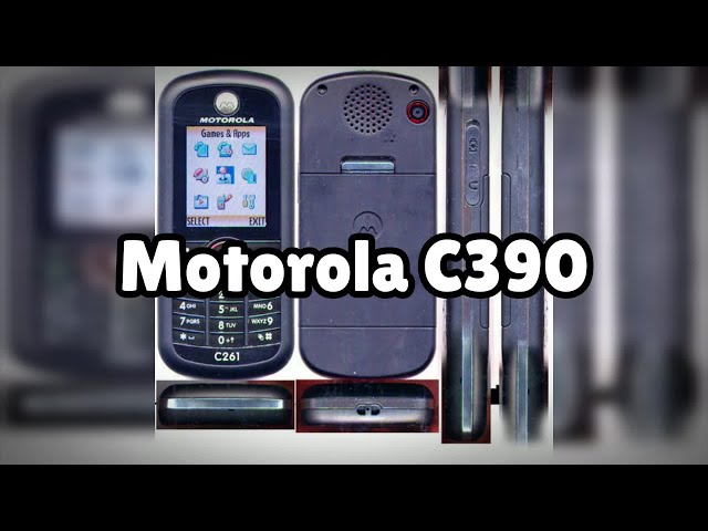 Photos of the Motorola C390 | Not A Review!