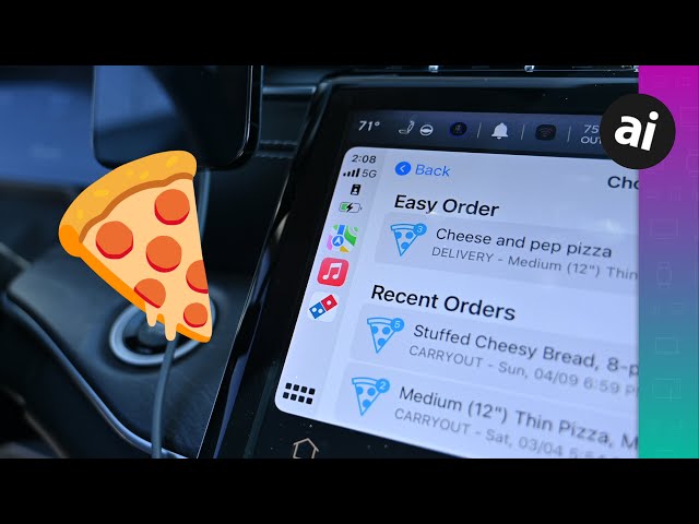 How to Order Pizza with Apple CarPlay!