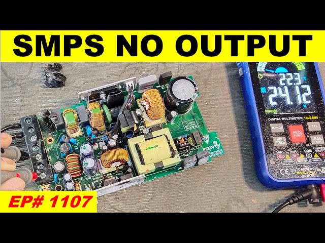 {1107} SMPS not turning ON, no output voltage