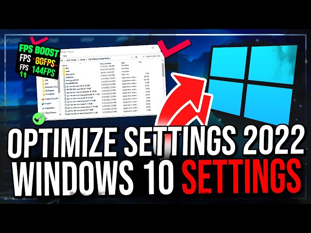 How to Optimize Windows 10 For GAMING & Performance in 2024 The Ultimate GUIDE (Updated)