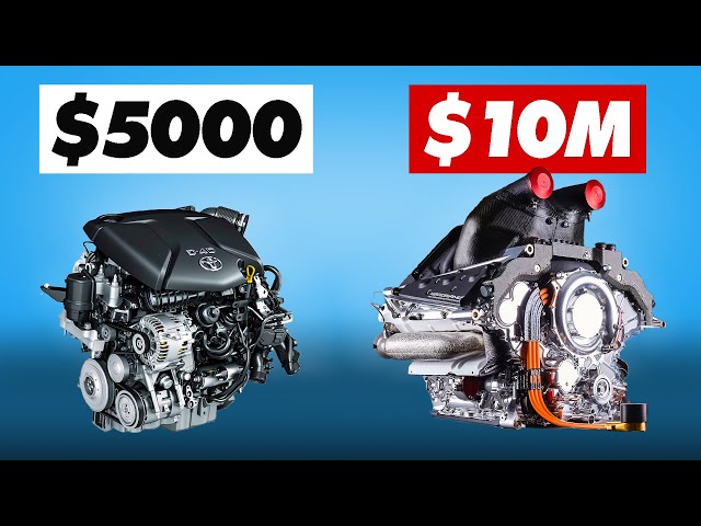 $5000 Normal Engine vs $10 Million Formula 1 Engine