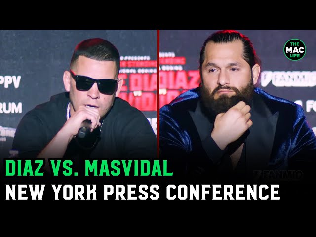 Nate Diaz to Jorge Masvidal: “If you were the BMF, you’d do what you want” | Full Presser