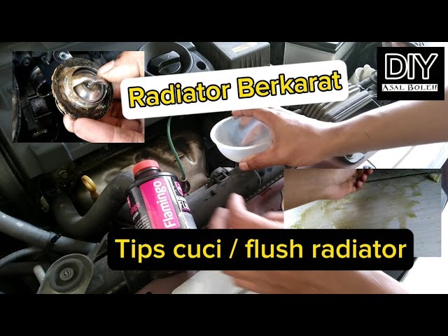 Tips for washing @ flush rusty radiators using Radiator Flush Solution
