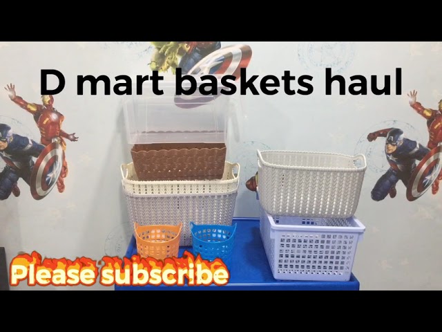 Dmart kitchen Organizers haul | Cheap kitchen baskets haul | Great 👍🏻 quality baskets.