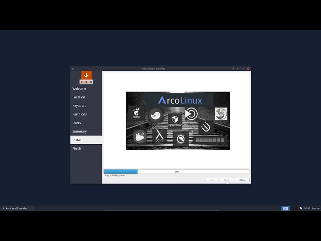 ArcoLinux : 408 installing ArcoLinuxD 6.7.1 on virtual box - mirror - pksyua