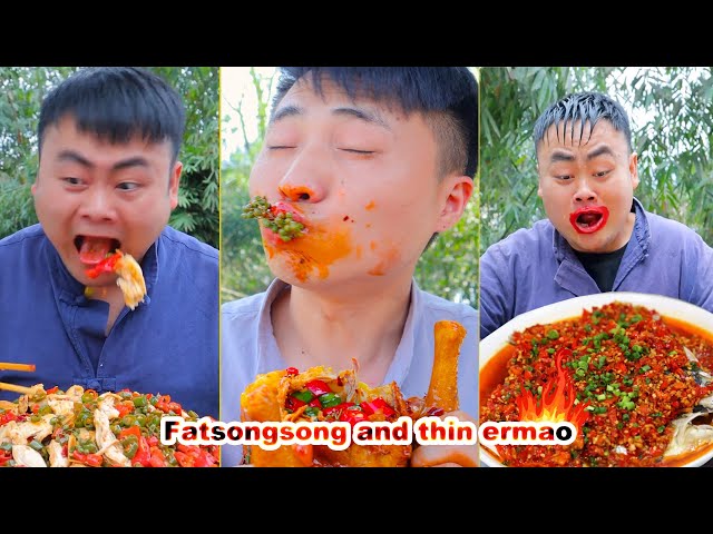 ASMR Mukbang: Chinese Food Spicy Songsong Videos that Make You Tingle!