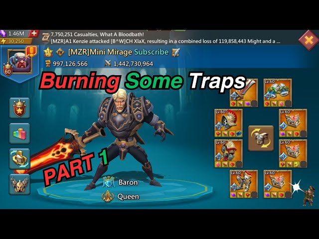 Burning Some Traps, Rescue Rallies And More - Lords Mobile