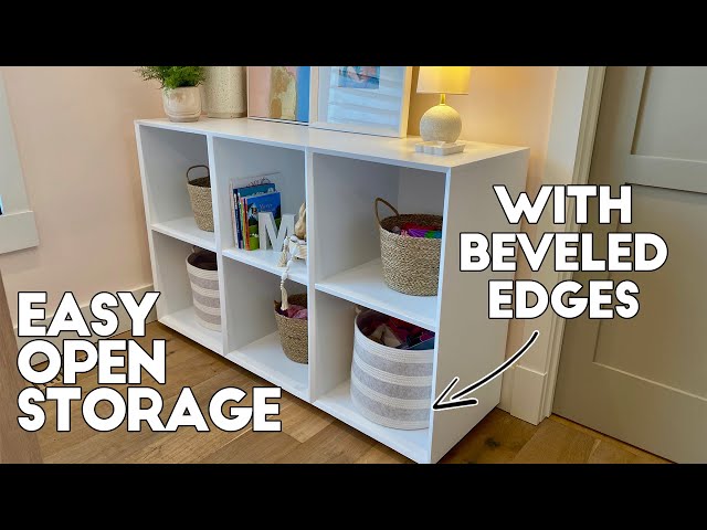 Making a Storage Unit with Beveled Edges