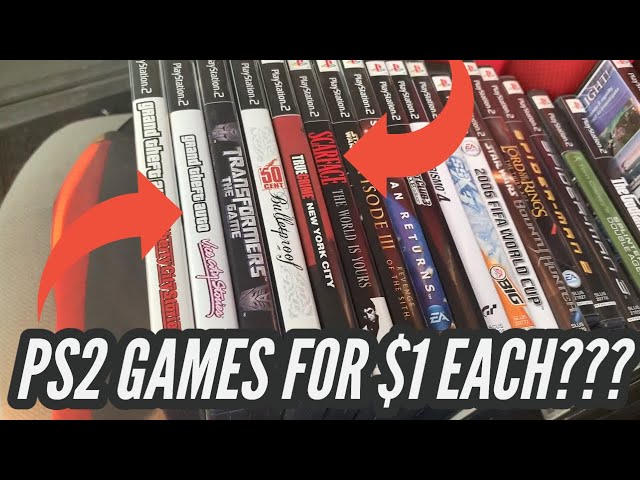 PS2 Games including Grand Theft Auto Vice City Stories and Scarface for only a $1 Each !!!!!