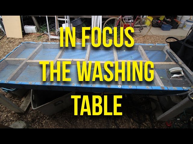 IN FOCUS: Washing Table