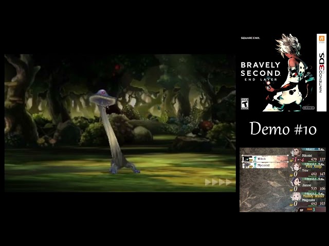 Let's Play Bravely Second Demo #10 (Hard) - Don't Eat the Mushrooms