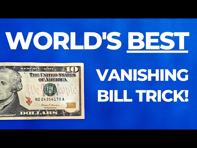 Learn EASY 'World's Best Vanishing Bill Trick!' | Jay Sankey Magic Tutorial