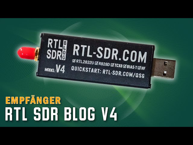 RTL SDR Blog V4 📻 Günstiger Breitband SDR Empfänger