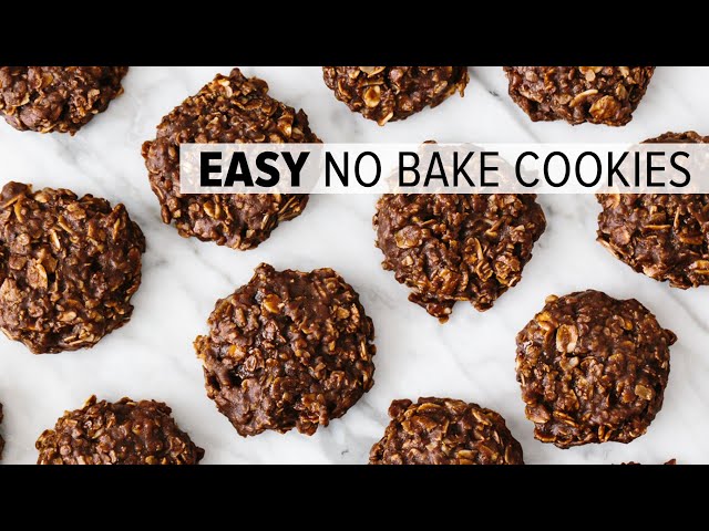 NO BAKE COOKIES | easy chocolate oatmeal cookie recipe