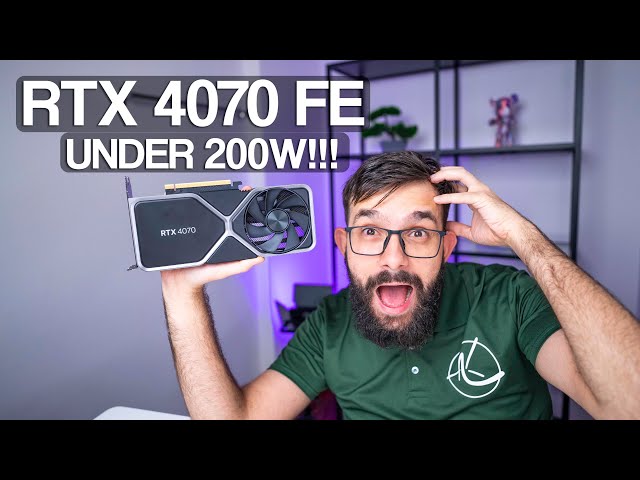 The New RTX 4070 FE // Benchmarks, Thermals, Power Efficiency and Noise Levels