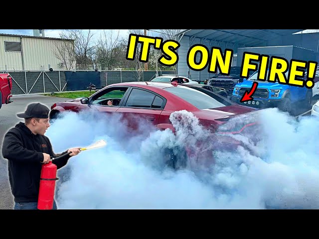 Dealership Unlocks Our Hellcat, Then It Catches On Fire!!!