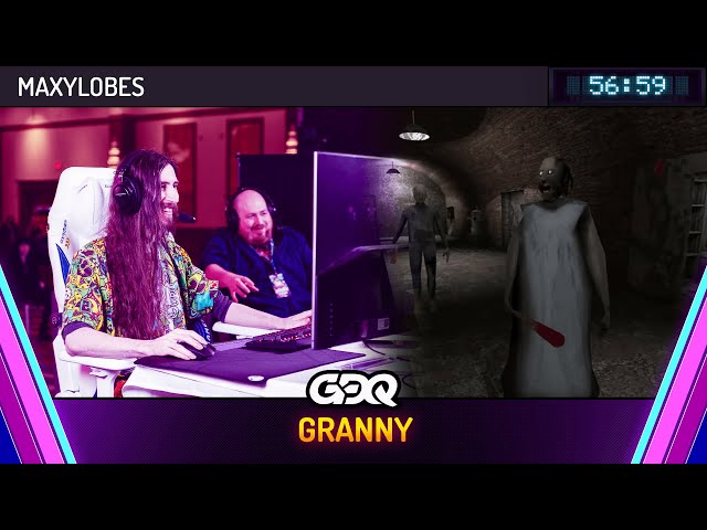 Granny by Maxylobes in 56:59 - Awesome Games Done Quick 2024