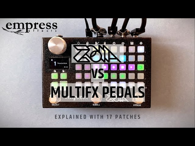 Empress ZOIA vs MultiFX Pedals (explained with simple patches)