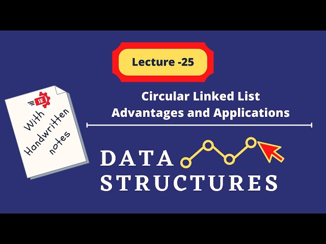 Circular Linked List its Advantages and Applications - Lecture 25 Urdu/Hindi