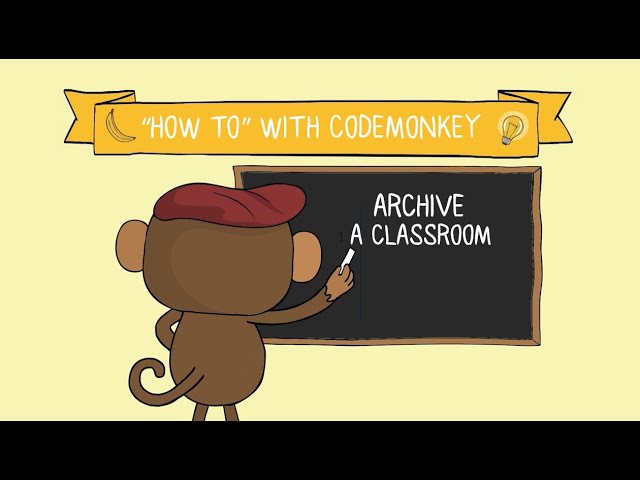 How To Archive a Classroom
