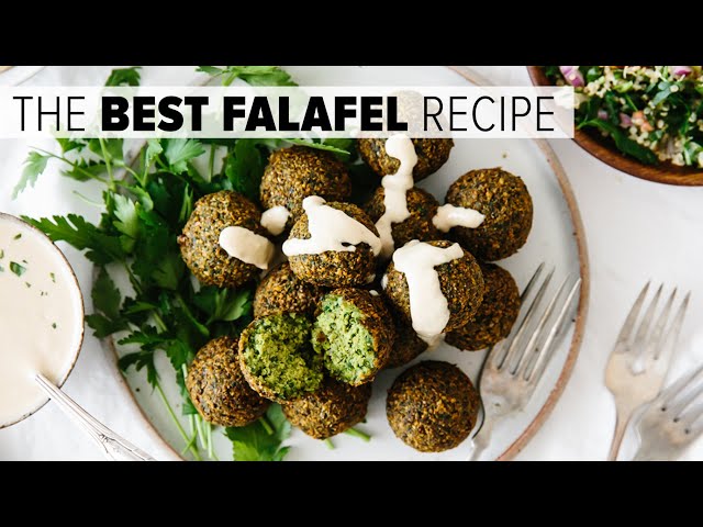 THE BEST FALAFEL RECIPE | crispy fried and baked falafel (vegan)