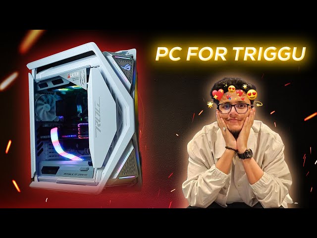 We built this PC for @triggeredinsaan and HIS REACTION WAS INSANE!!!