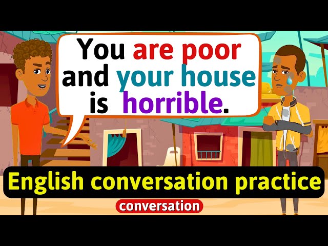 Practice English Conversation (Identity crisis - Family life) Improve English Speaking Skills