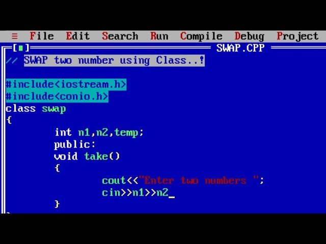 C++ program to swap two numbers using class and object | Swap two numbers in C++ | #LearnCoding