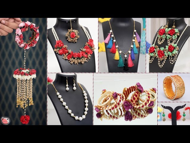 Only for Ladies... 8 Handmade Jewellery Making !!! Beautiful Designer Jewelry