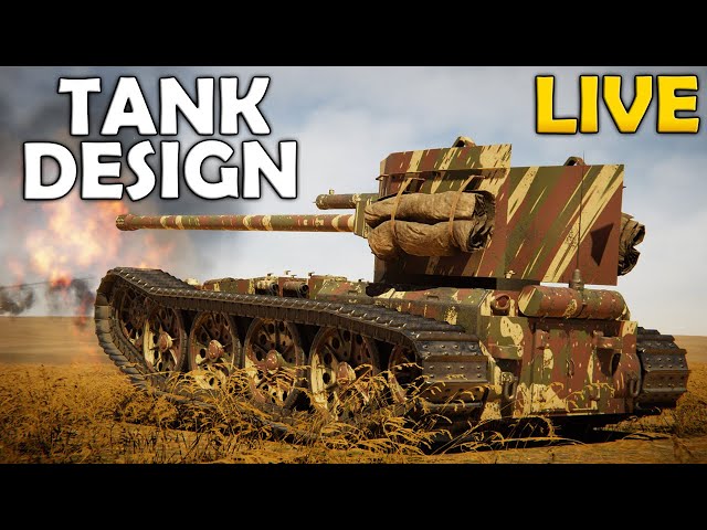 LIVE: Lets Build A BEEFY Tank Destroyer Together In Sprocket Tank Design!