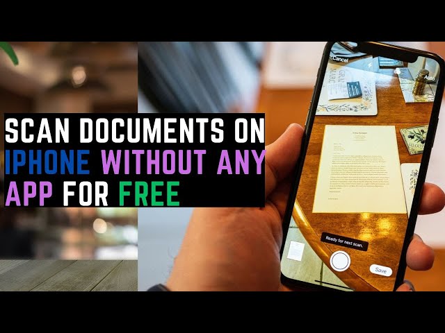 How to Scan Documents on iPhone In Ultra HD without Any App For Free