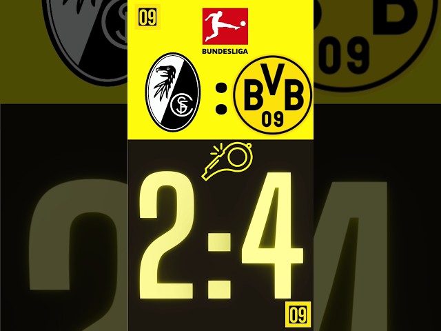 🥳Sieg Borussia Dortmund gegen SC Freiburg #bvb #bvb09 #borussiadortmund #scfreiburg