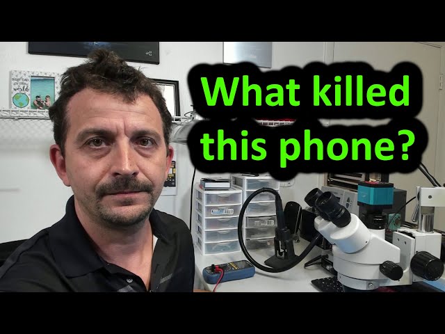 iPhone died after a back glass repair!  What killed this phone?
