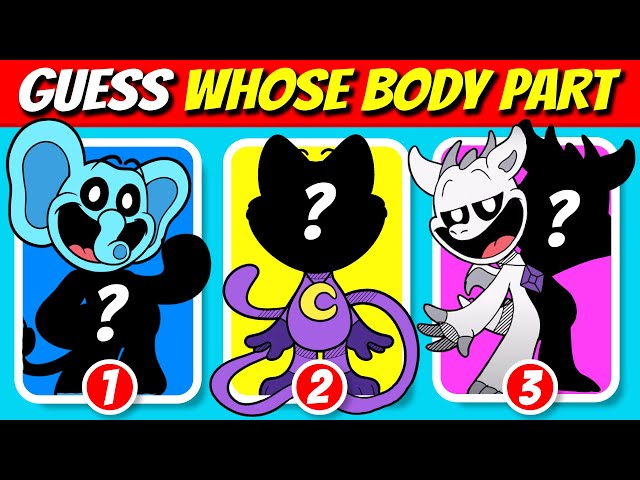 👀🔊Guess the Smiling Critter by Body Part and Voice (Poppy Playtime Chart 3 Characters)