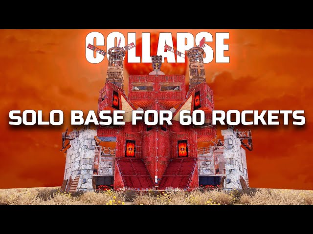 COLLAPSE - OFFLINE SOLO base with TWO Hidden Bunkers & Small Upkeep