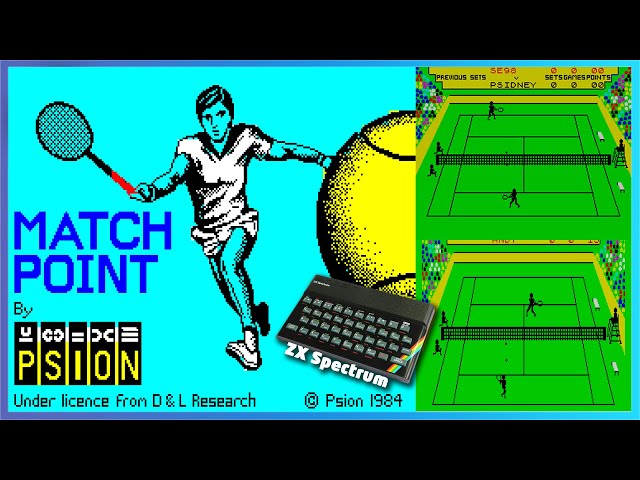 Match Point - ZX Spectrum gameplay on Mister FPGA