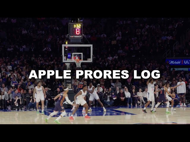 NBA on iPhone 15 Pro Max, 5x Lens, ProRes 422, LOG - Blackmagic Camera App