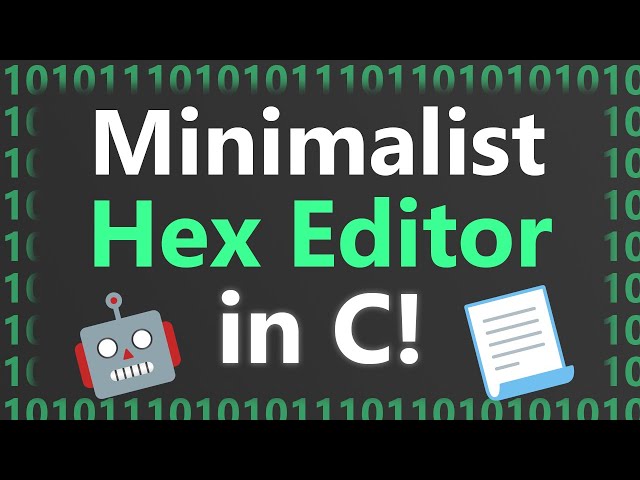 Making Minimalist Hex Editor in C on Linux