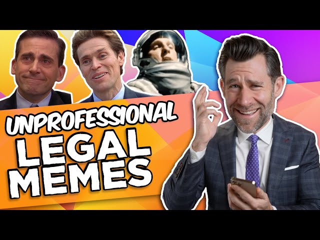 Real Lawyer Reacts to UNPROFESSIONAL Memes